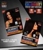 BC+ Beauty Concern Colorosity Natural Cream Hair Color (Dark Brown + Natural Black)