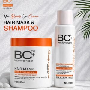 BC+ Beauty Concern Hair Mask (500ml) & Shampoo (250ml)