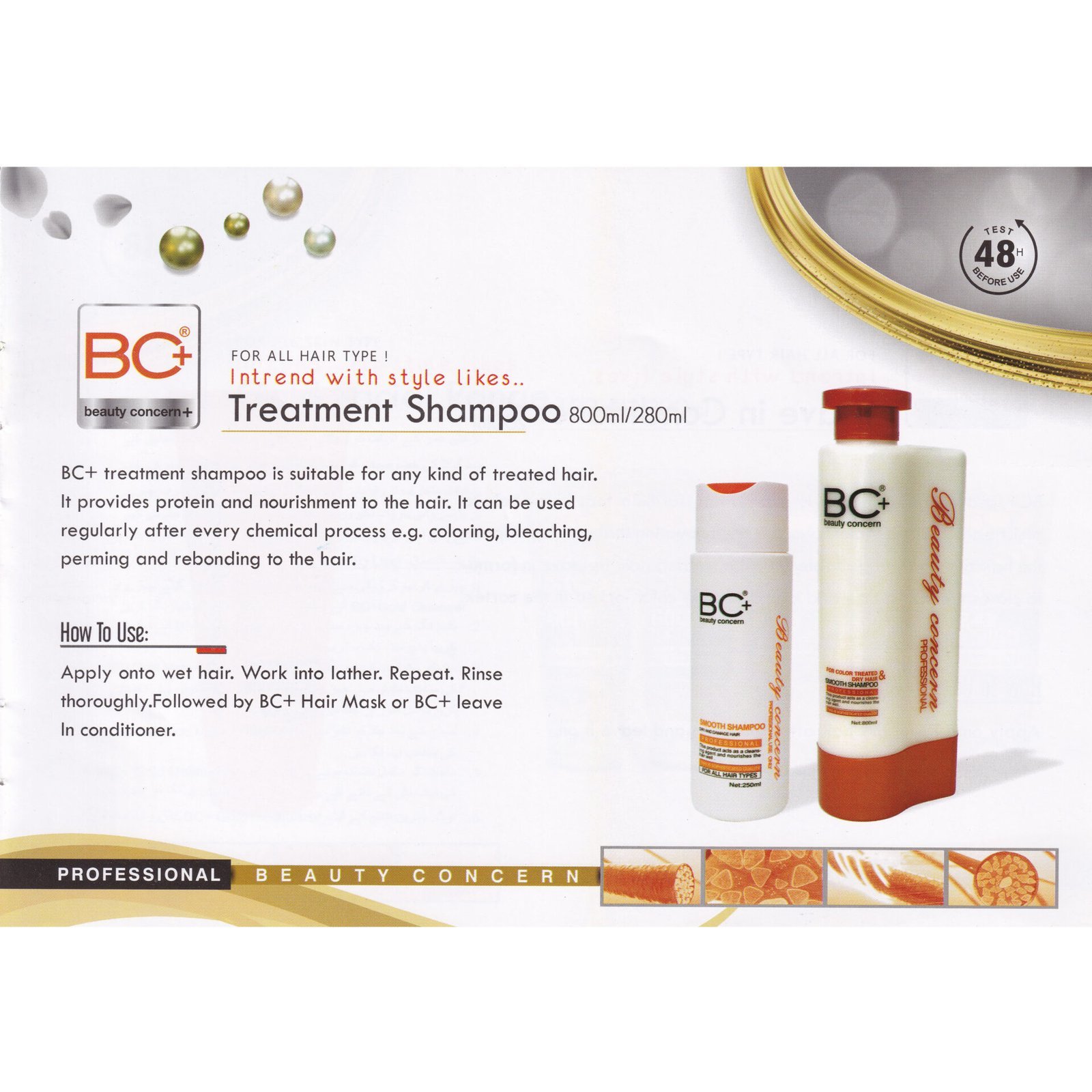 BC+ Beauty Concern Hair Treatment Shampoo (250ml) - Image 2