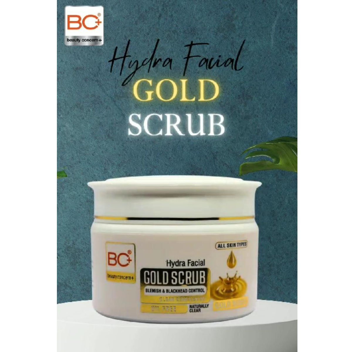 BC+ Beauty Concern Hydra Facial Gold Scrub (300gm) - Image 2