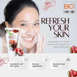 BC+ Beauty Concern Pomegranate Face Wash (200ml)
