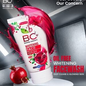 BC+ Beauty Concern Whitening Face Wash Pomegranate (120ml)