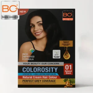 BC+ Beauty Concern Colorosity Natural Cream Hair Color (Natural Black #01)