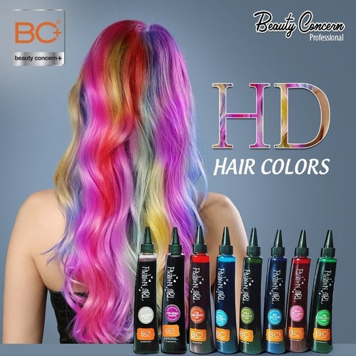 BC+ Beauty Concern HD Hair Colors (HD-0022 Green) - Image 3