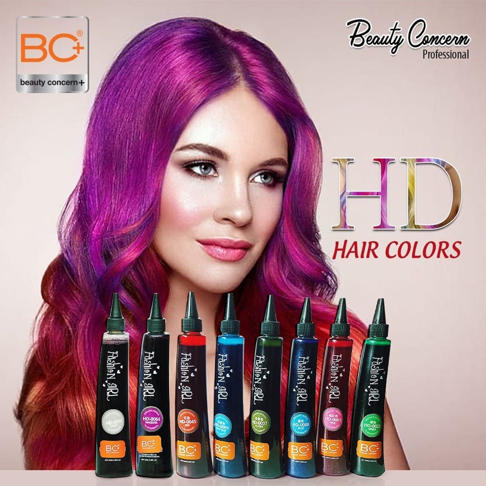 BC+ Beauty Concern HD Hair Colors (HD-0022 Green) - Image 2