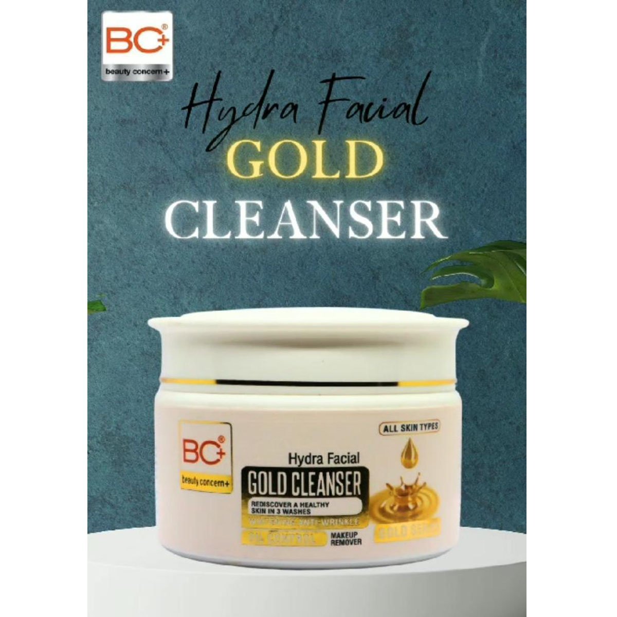 BC+ Beauty Concern Hydra Facial Gold Cleanser (300gm) - Image 2